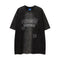 Camiseta Holgada Degradado Desteñido de Manga Corta