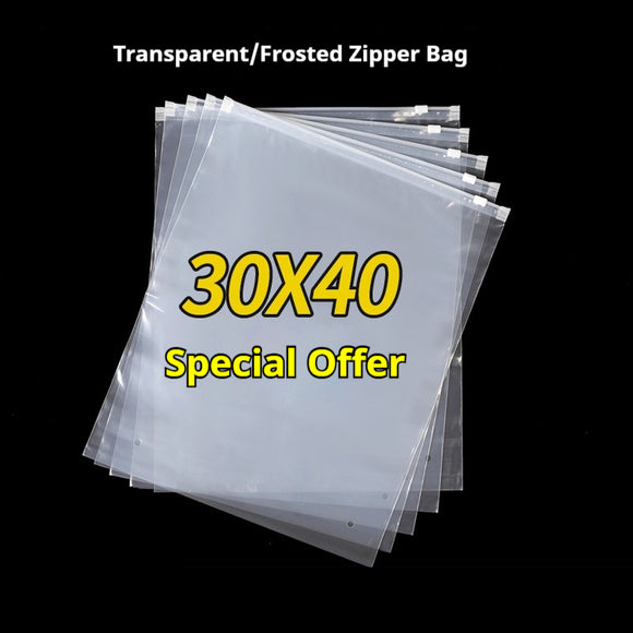 Bolsa Transparente de Cierre Hermético Doble Cara - Almacenamiento Profesional