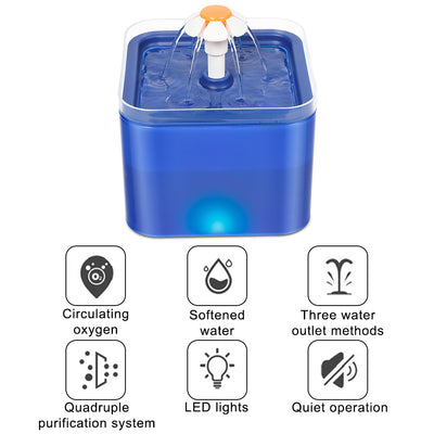 Fuente Automática para Gatos con Filtración y Luz LED - Image 10