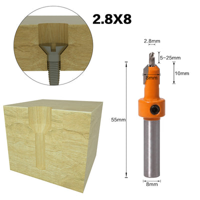 Tornillo Autorroscante de Cabeza Aleada con Broca Escalonada para Madera - Image 29