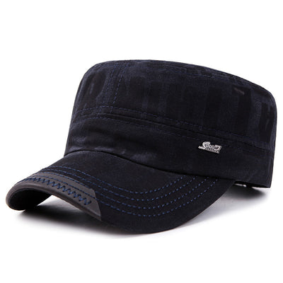 Gorra Plana de Algodón Puro para Hombre - Image 10