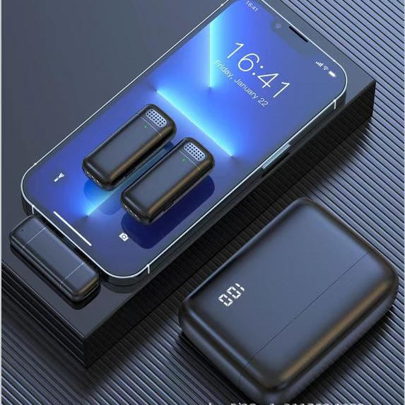 Micrófono Inalámbrico Clip K6 para Solapa - Conexión Dual