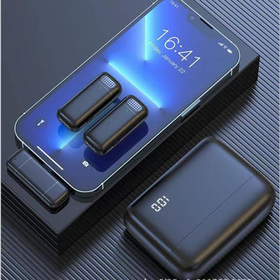 Micrófono Inalámbrico Clip K6 para Solapa - Conexión Dual - Image 2
