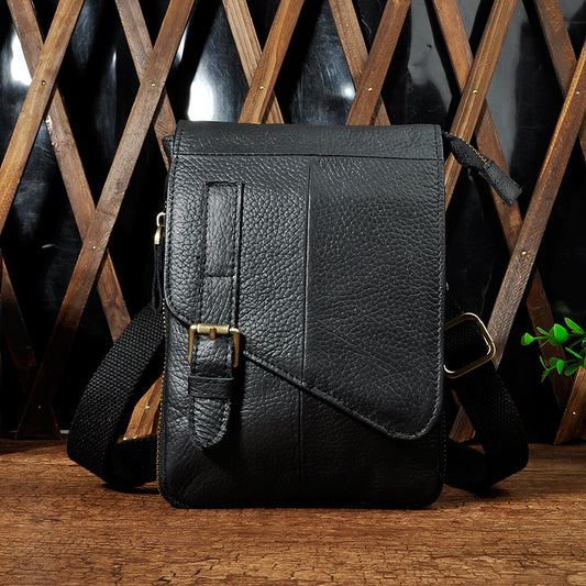 Bolsa de Cuero Premium Estilo Bandolera - Piel Vacuno Engrasada Primera Capa - Image 2