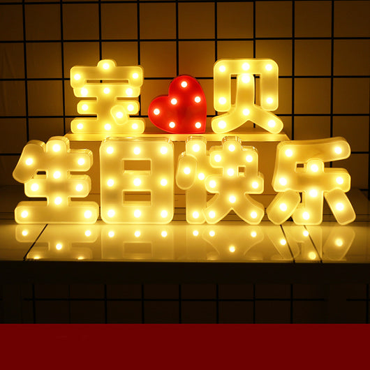 Letras LED Luminosas para Felicitaciones, Propuestas y Decoración - Image 43