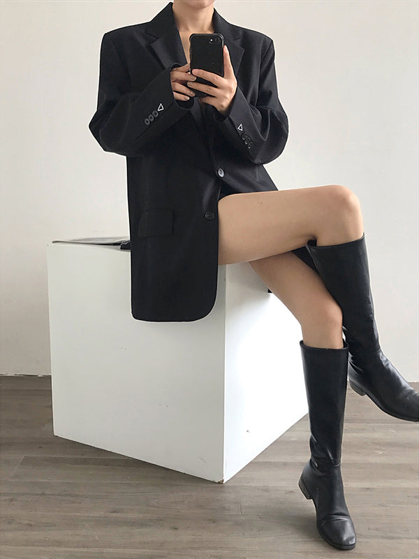 Blazer Oversized de Alta Gama con Corte Relajado