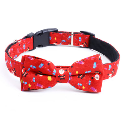Collar Navideño para Perros Medianos y Grandes con Moño - Image 11