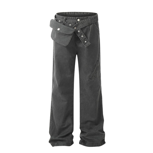 Pantalones Denim Holgados Tácticos para Hombre
