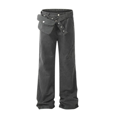Pantalones Denim Holgados Tácticos para Hombre