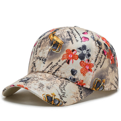 Gorra de Béisbol de Algodón con Flores Pequeñas - Protección Solar Versátil - Image 15