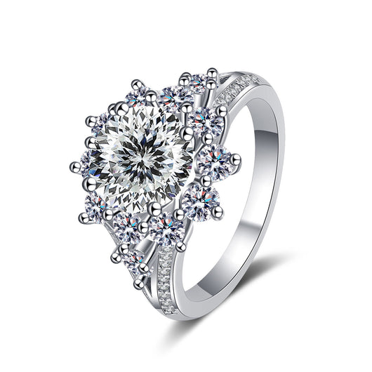 Anillo de Plata 925 con Moissanita de 3 Quilates - Lujo Asequible para Mujer - Image 10