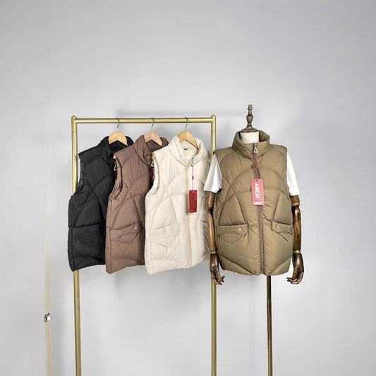 Chaqueta Suelta de Plumón de Pato Blanco Estilo Coreano
