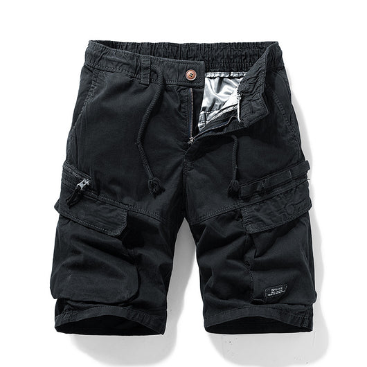 Shorts de Verano para Hombre con Cierre y Múltiples Bolsillos - Image 2