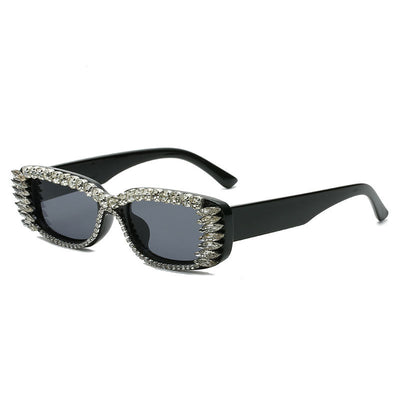 Gafas de Sol Cuadradas con Diamantes y Cristales Brillantes - Image 6
