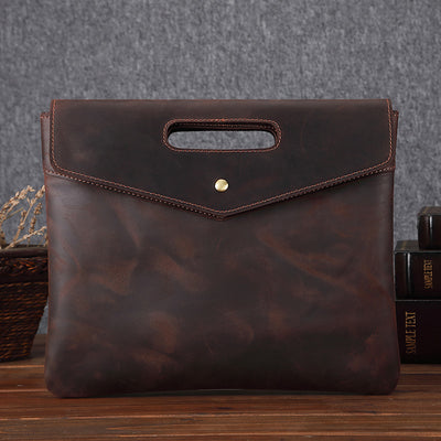 Maletín de Cuero Genuino para Hombre Estilo Vintage Ejecutivo - Image 10