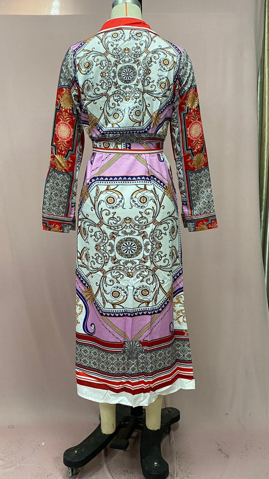 Camisa Larga Estilo Étnico Africano con Estampados Tradicionales - Image 17