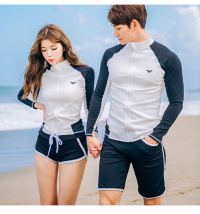Traje de Buceo para Parejas - Conjunto Dividido para Snorkel