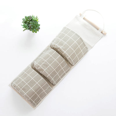 Bolsa Organizadora Colgante de Algodón y Lino Impermeable - Image 14