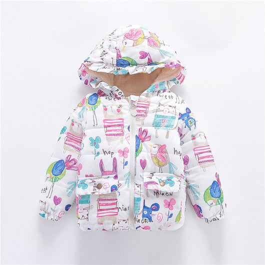 Chaqueta Acolchada con Capucha Graffiti Fashion Plus para Niños - Image 27