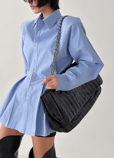 Blusa de Algodón con Cordones - Camisa Versátil de Manga Larga - Image 13