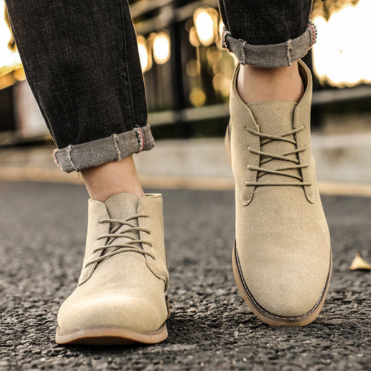 Zapatos y Botas de Negocios Retro Británico para Hombre - Image 24
