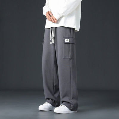 Pantalones Casuales Hombre Corte Amplio y Drapeado - Image 7