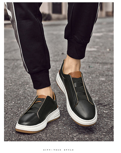 Zapatos Casuales de Cuero Genuino Nobuk - Slip-on Cómodos - Image 17