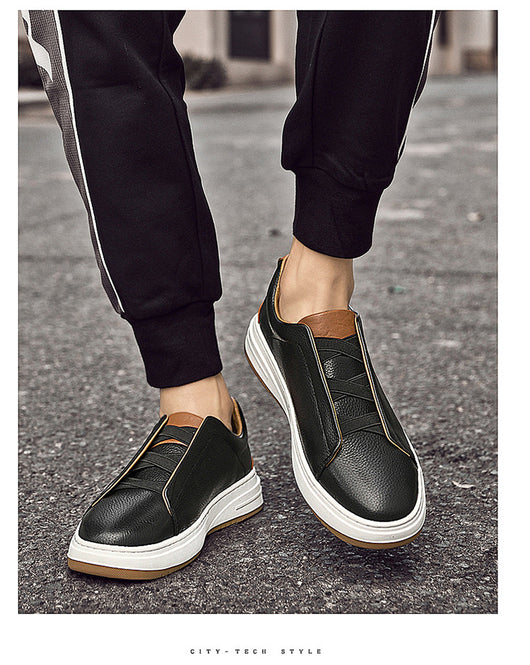 Zapatos Casuales de Cuero Genuino Nobuk - Slip-on Cómodos - Image 17