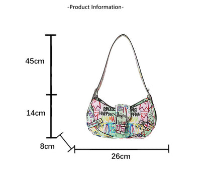 Bolsa de Hombro Messenger con Diseño de Letra de Moda - Image 9