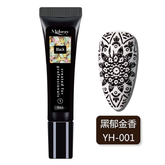 Adhesivo UV para Diseño de Uñas - Pegamento Profesional para Transferencias y Placas de Acero