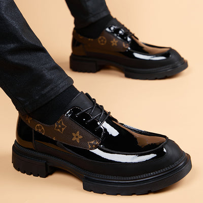 Zapatos Casuales de Cuero con Plataforma para Hombre - Image 3