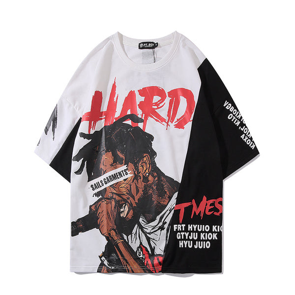 Playera Estampada Cuello Redondo Manga Corta para Hombre - Image 3