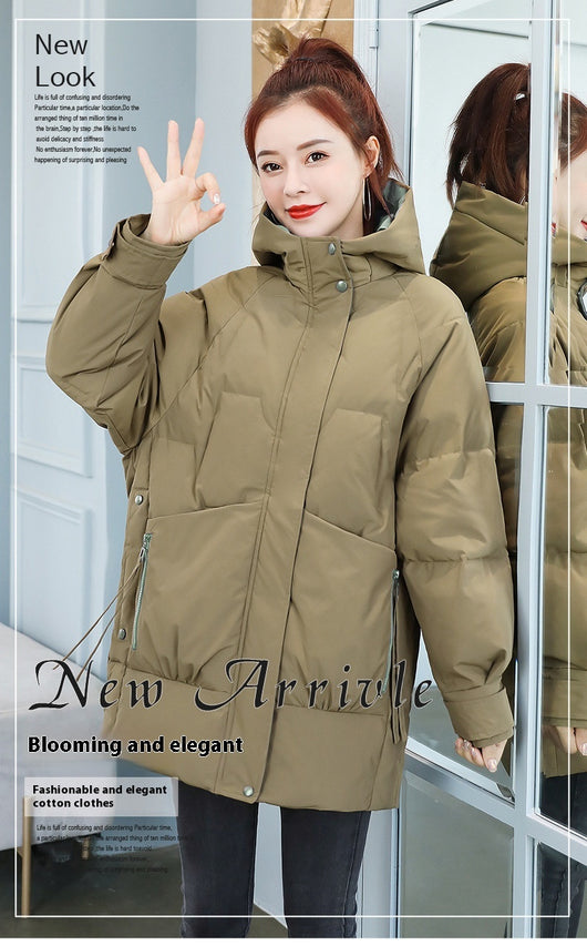 Chaqueta Acolchada de Plumón Mujer Largo Invierno - Image 6