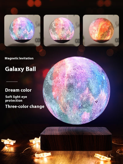 Lámpara Nocturna Galaxia con Levitación Magnética - Ambiente Romántico - Image 13