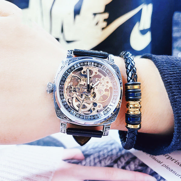 Reloj Mecánico Automático Calavera para Hombre - Image 4