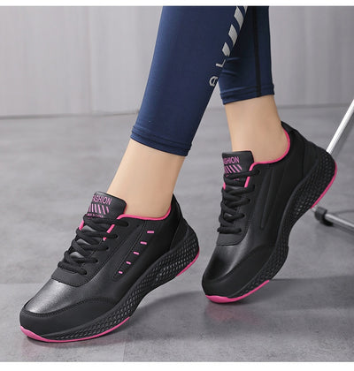 Tenis Casuales para Mujer Punta Redonda Suela Plana Cómodos - Image 16