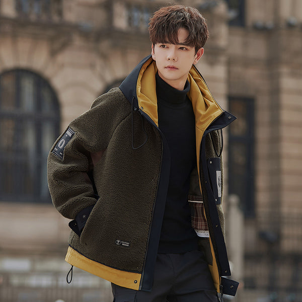 Chaqueta Acolchada con Capucha para Hombre - Estilo Premium Otoño Invierno