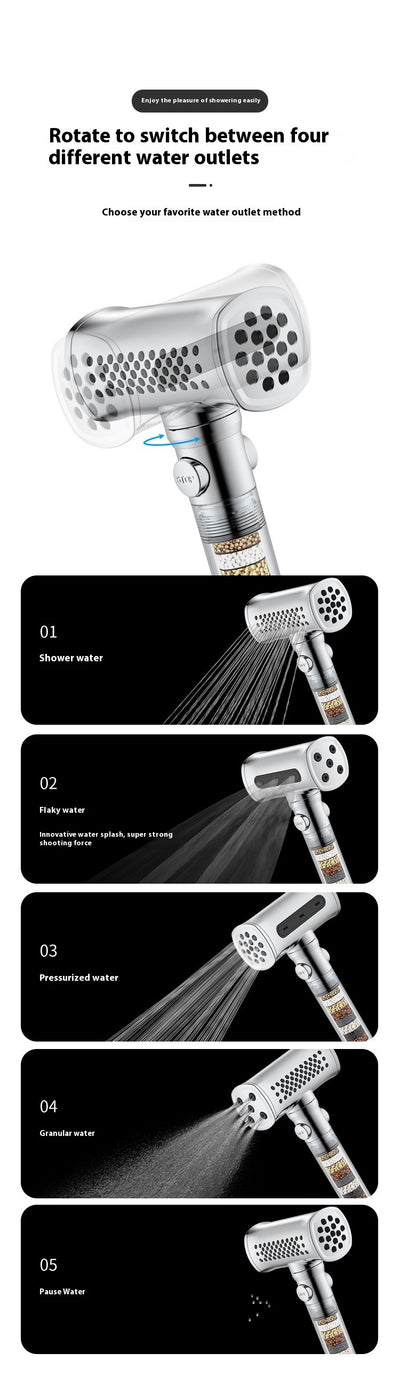 Ducha Antibacterial con Filtro Purificador y Eliminador de Cloro - Image 11