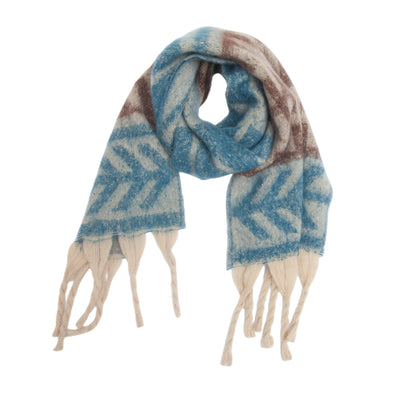 Pashmina de Otoño Invierno con Borlas - Tejido Grueso Europeo Estilo Moderno - Image 10