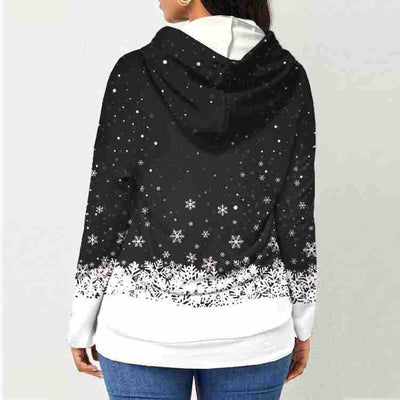Sudadera Estampado Alce con Capucha y Manga Larga - Image 9
