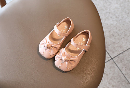 Zapatos de Cuero Infantiles Estilo Colegio Británico con Moño - Image 17