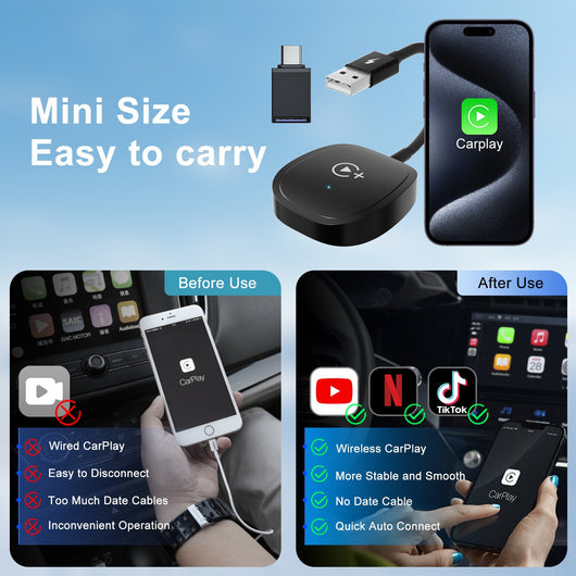 Adaptador Inteligente de Auto Alámbrico a Inalámbrico - Image 41