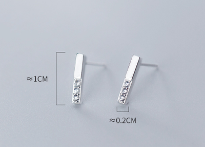 Aretes de Diamante S925 Plata Esterlina - Image 6