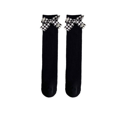 Calcetines Escolares Estilo Lolita con Encaje y Moño para Niñas - Image 9
