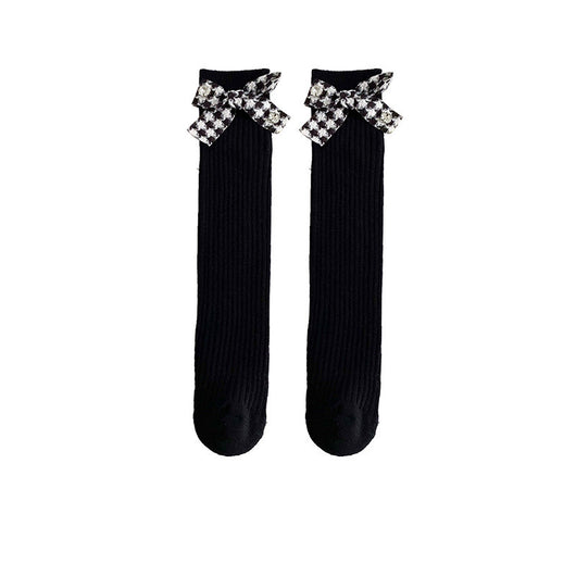 Calcetines Escolares Estilo Lolita con Encaje y Moño para Niñas - Image 9