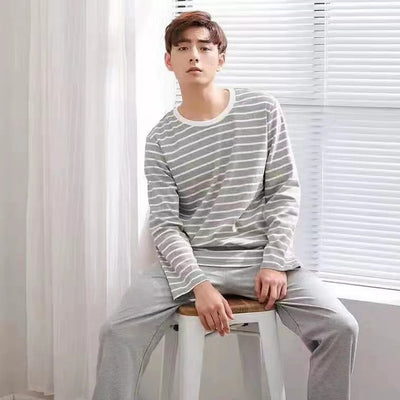 Pijama Largo para Hombre - Ropa de Casa Primavera y Otoño - Image 11