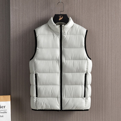 Chaleco de Algodón para Hombre con Cuello Alto - Estilo y Confort - Image 6