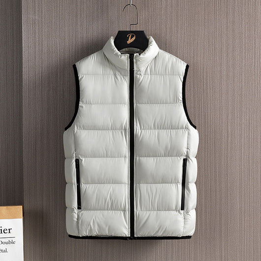 Chaleco de Algodón para Hombre con Cuello Alto - Estilo y Confort - Image 6