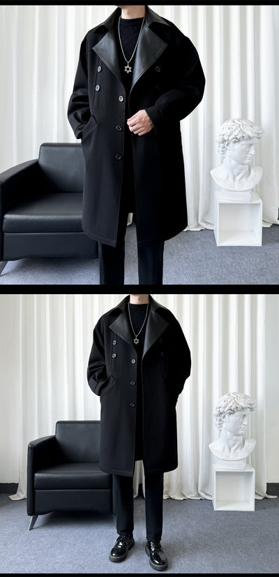 Abrigo Trinchera Versátil para Hombre - Elegancia Moderna - Image 11