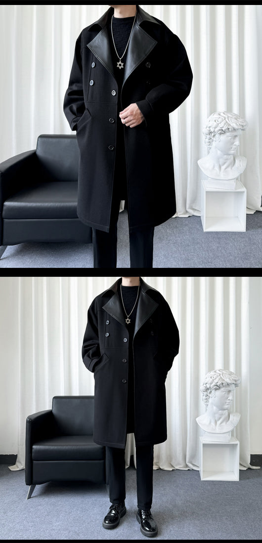 Abrigo Trinchera Versátil para Hombre - Elegancia Moderna - Image 11